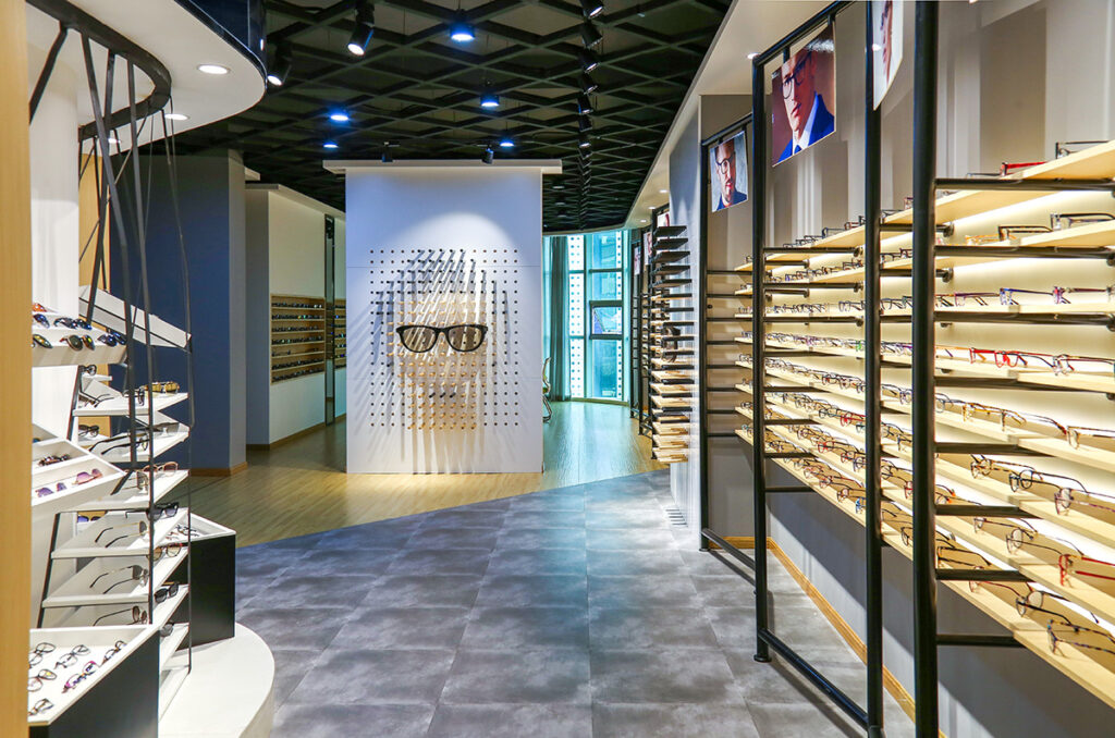 Zhantai glasses showroom