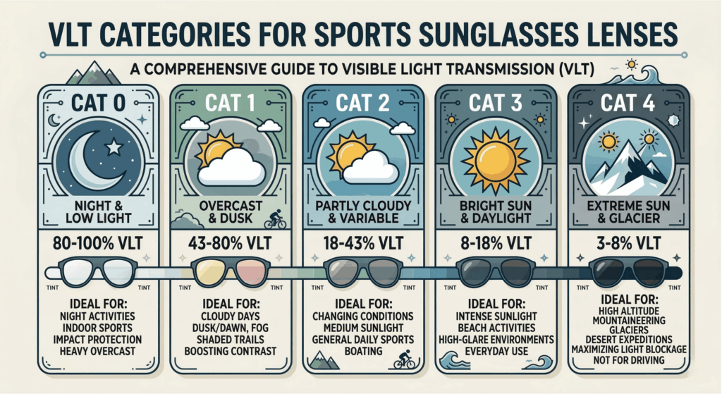 How to Choose Sports Sunglasses Lenses: The Ultimate Color & VLT Guide
