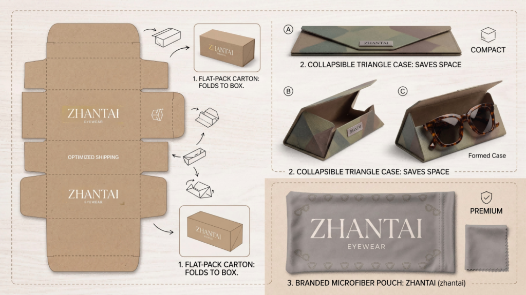 Custom Sunglasses Packaging Boxes, Cases, and Branding Options for Your Brand