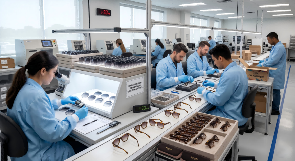 Gradient Lens Sunglasses Manufacturing Guide