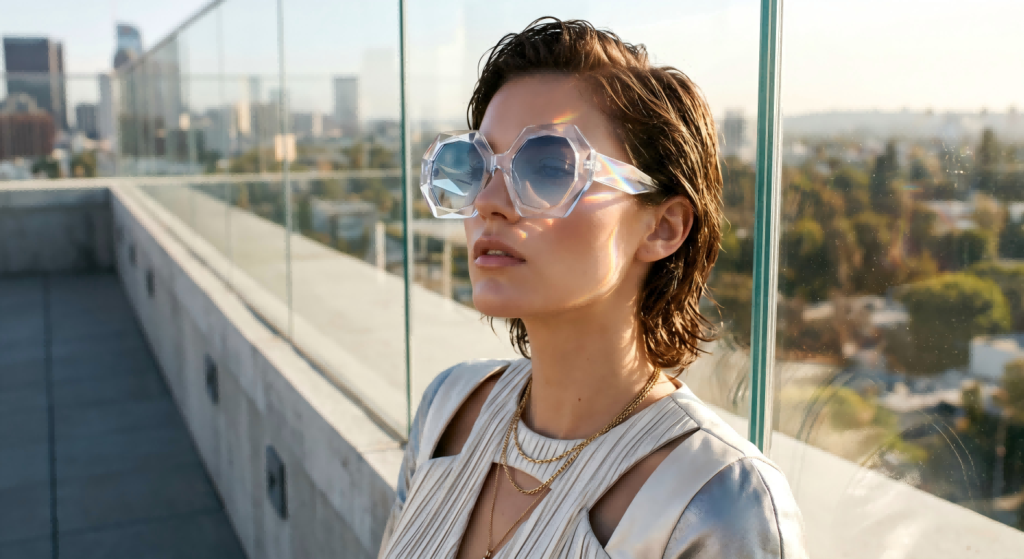 geometric sunglasses