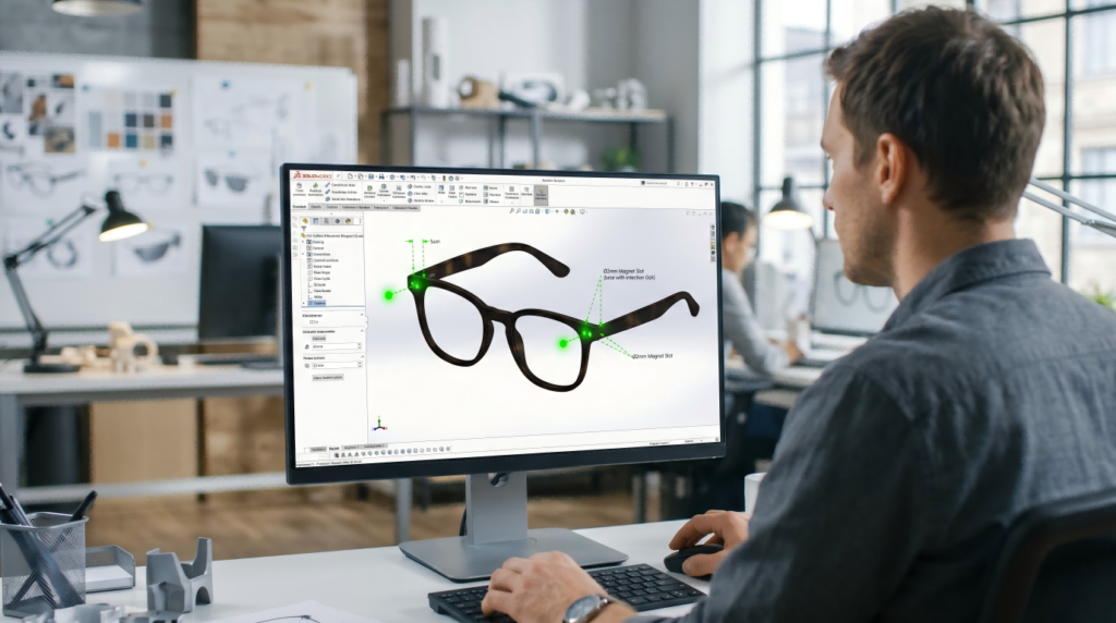 magnetic clip on glasses