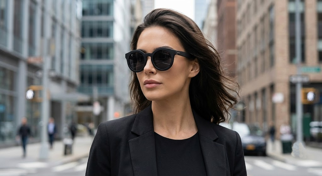 High-margin TR90 chunky rounded sunglasses manufactured for B2B wholesale.