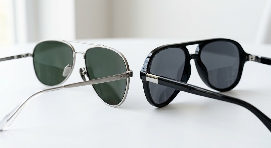 metal vs PC best aviator sunglasses frame comparison