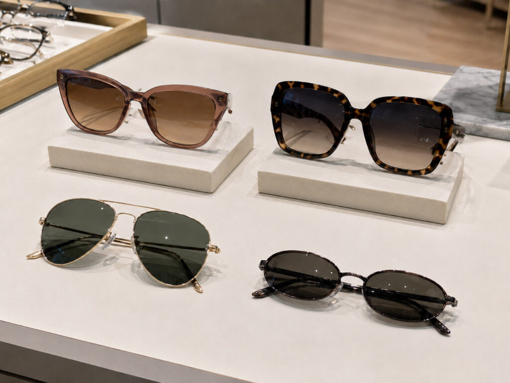 Women sunglasses style comparison for B2B eyewear buyers