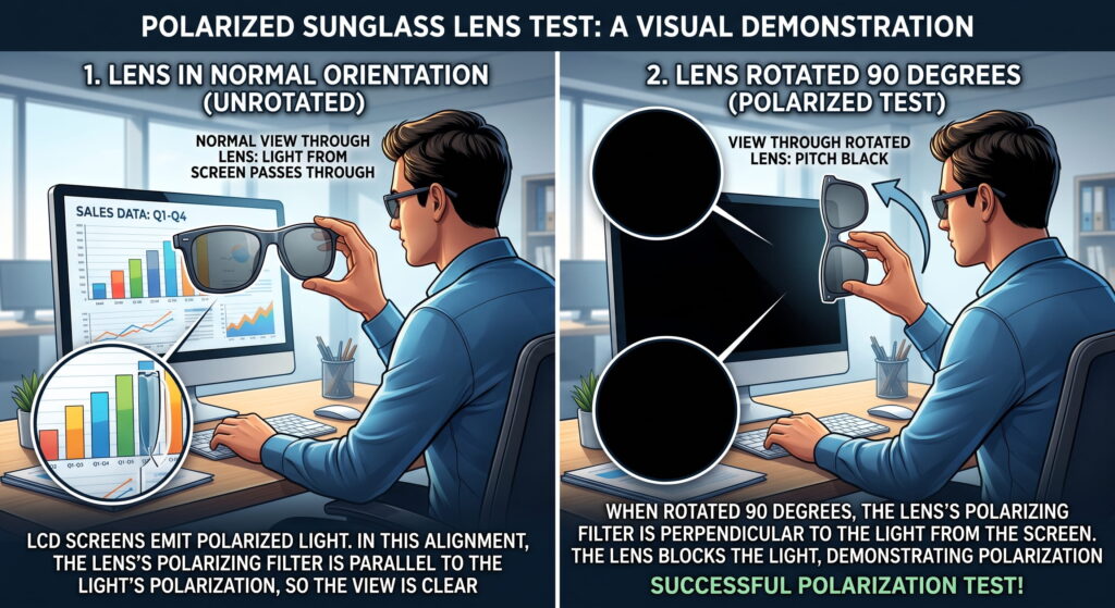 eyewear sample testing-lens