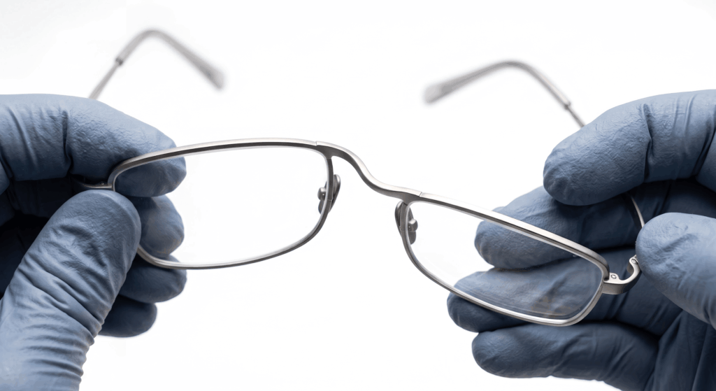 memory metal glasses frames
